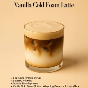 Vanila Cold Foam Latte