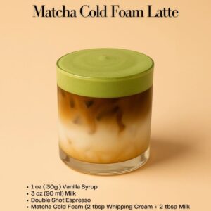Matcha Cold Foam Latte