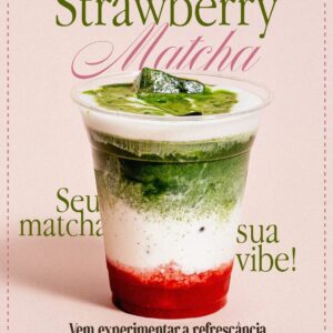 Strawberry matcha