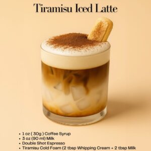 Tiramisu Iced Latte